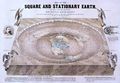 Prof. Orlando Ferguson's Map of the Square and Stationary Earth