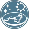 Flat Earth Society Logo Blue.png
